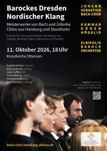 Kreuzkirche: Barockes Dresden Nordischer Klang  Konzert J.S.B. - Chor
